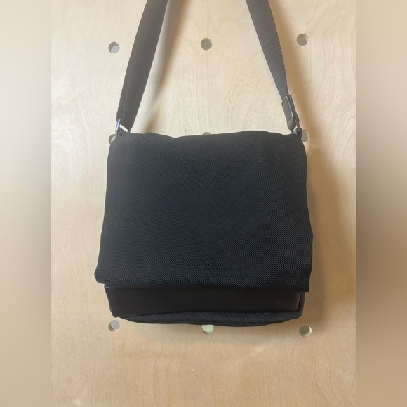 TUMI Messenger Bag Ballistic Nylon and Full-Grain Leather 4367 + Tavel Pouch - Picture 1 of 15